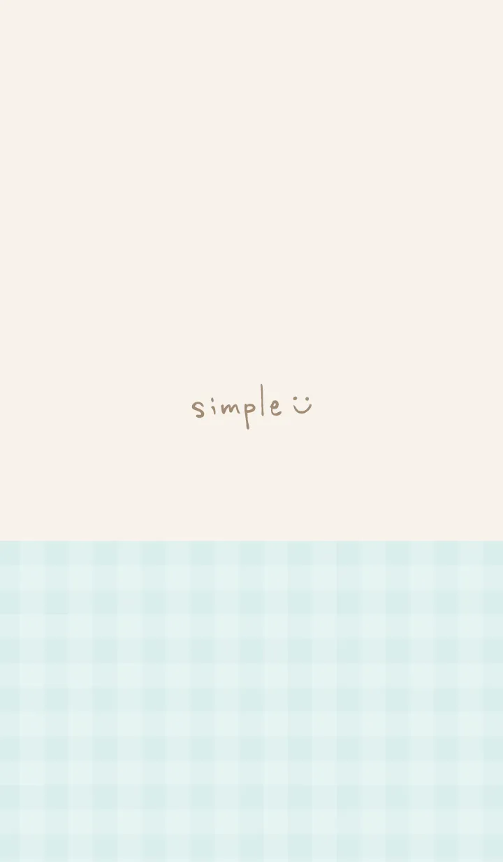 [LINE着せ替え] 無地ギンガムチェックグリーン5の画像1