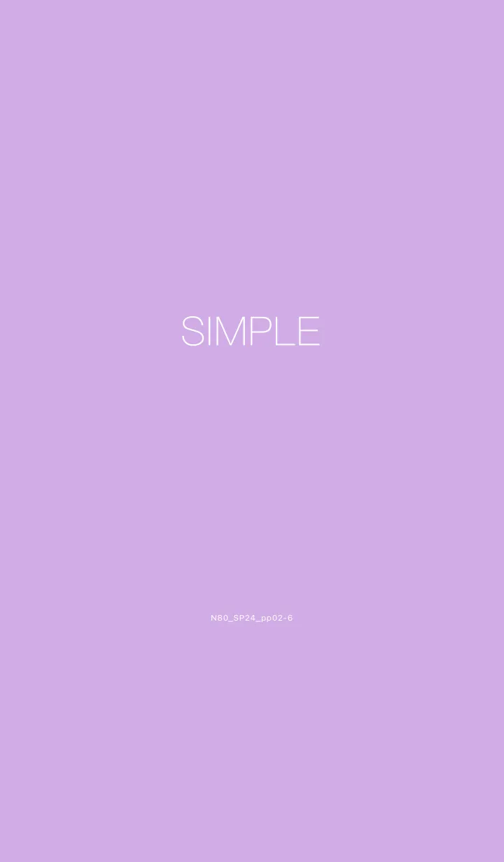 [LINE着せ替え] N80_24_パープル2-6の画像1