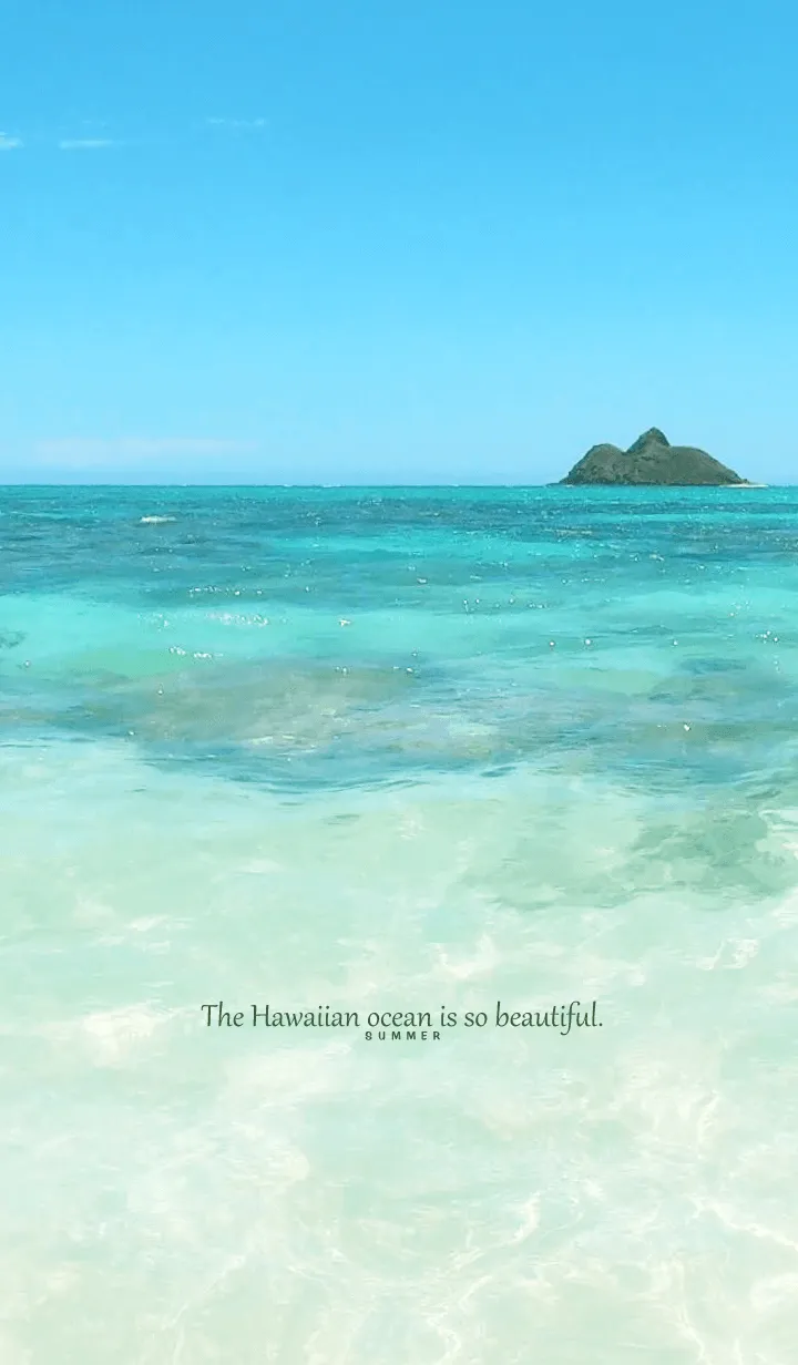 [LINE着せ替え] Hawaiian ocean is so beautiful.MEKYM 10の画像1