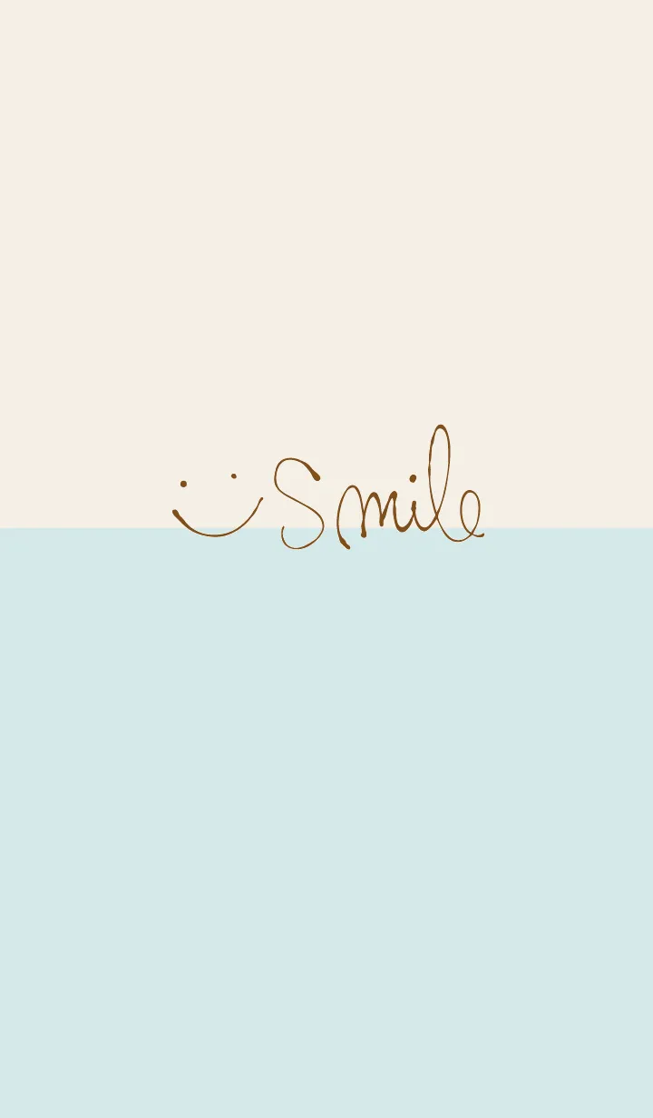 [LINE着せ替え] シンプルスマイル ベーじゅとあおいろ30の画像1