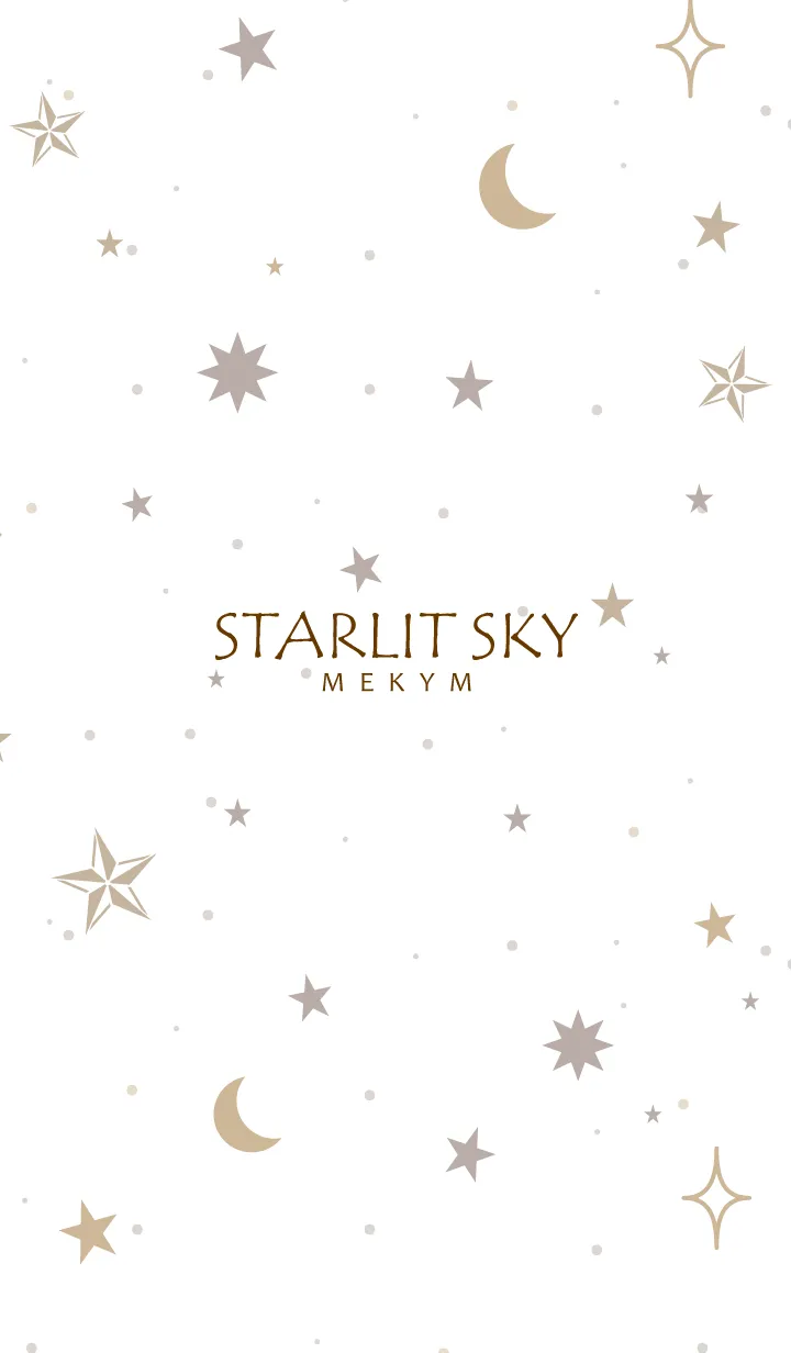 [LINE着せ替え] SIMPLE STARLIT SKY-MEKYM 20の画像1