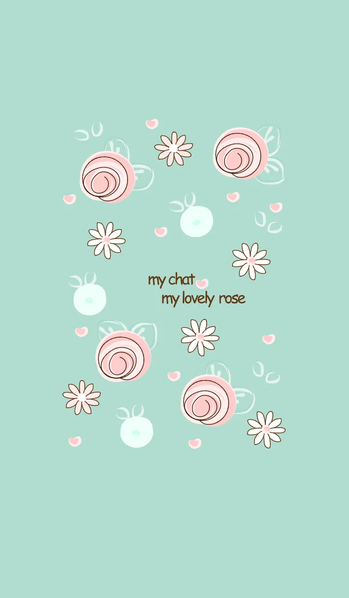 [LINE着せ替え] Pink roses 13 :)の画像1