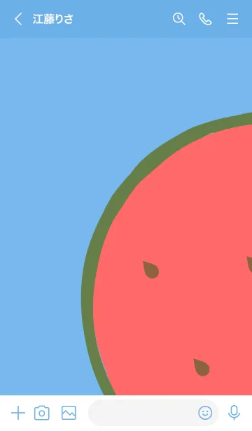 [LINE着せ替え] watermelon01の画像3