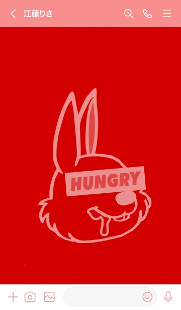 [LINE着せ替え] ハングリー ラビット 26の画像3