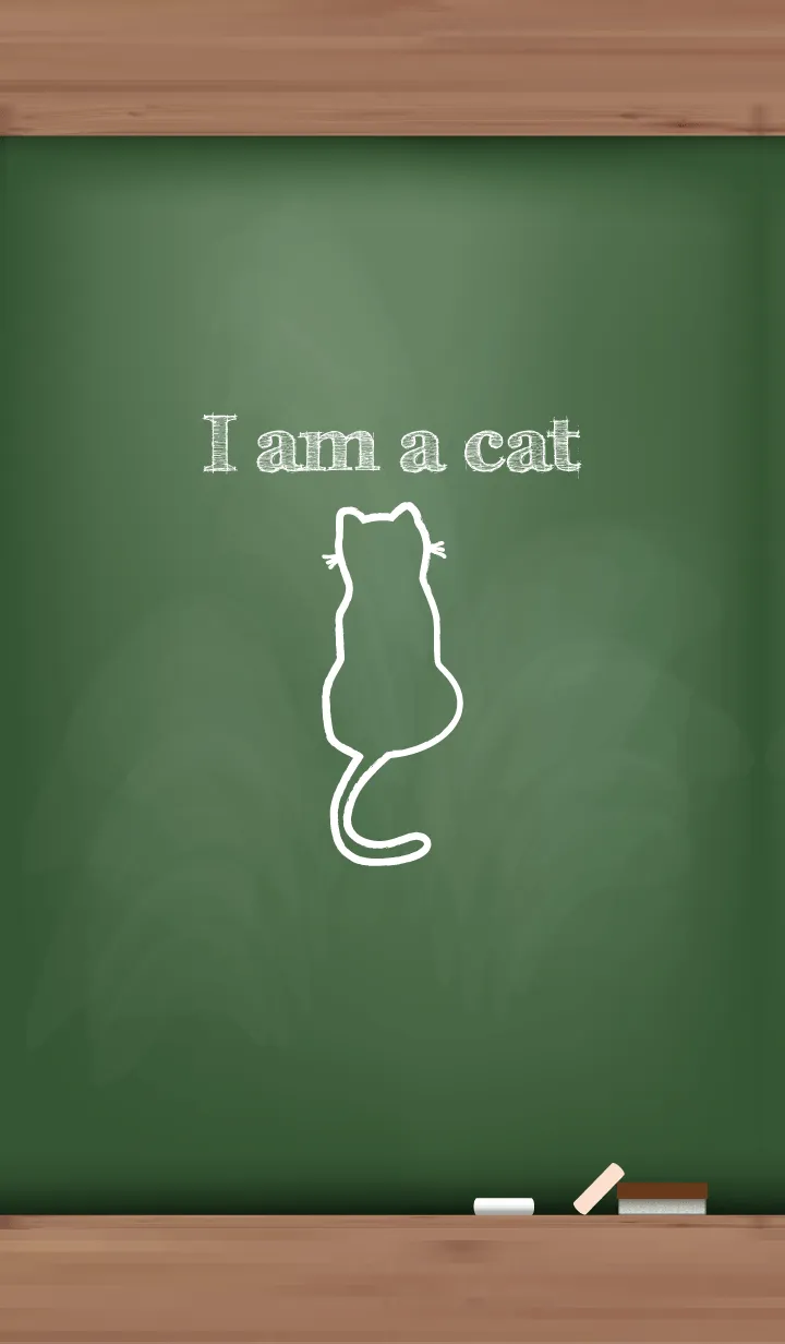 [LINE着せ替え] I am a cat Black Board..6の画像1