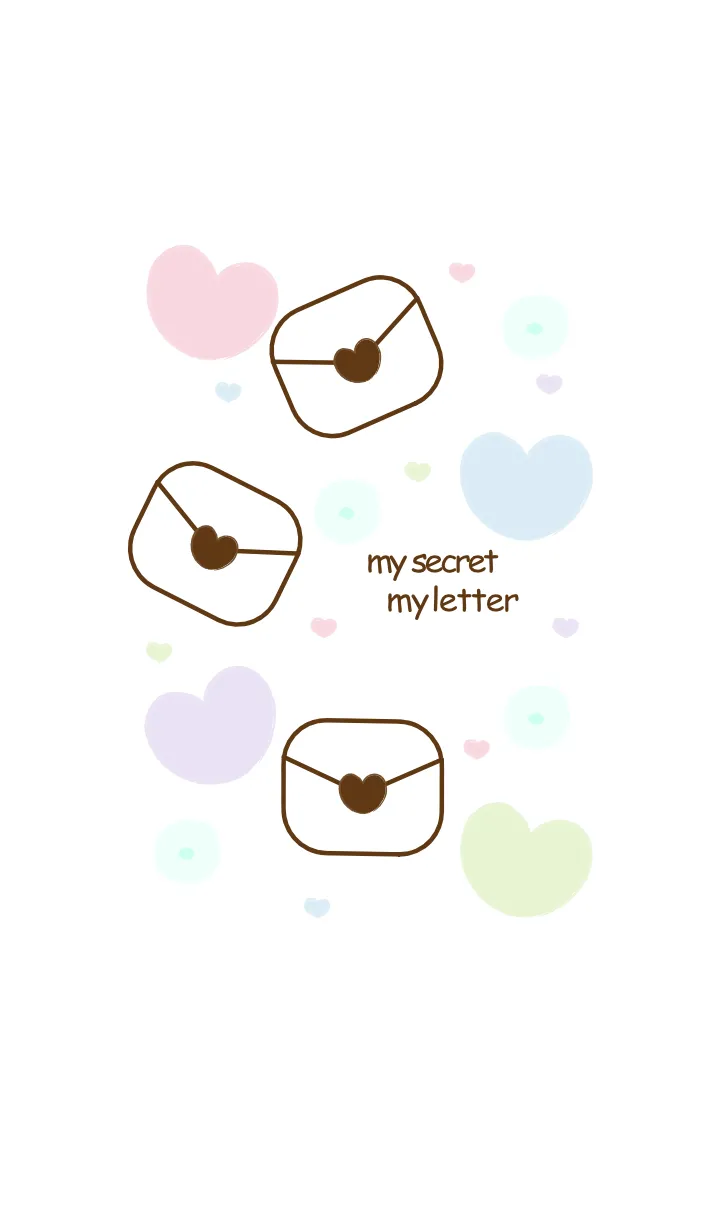 [LINE着せ替え] My secret & My letter 7の画像1