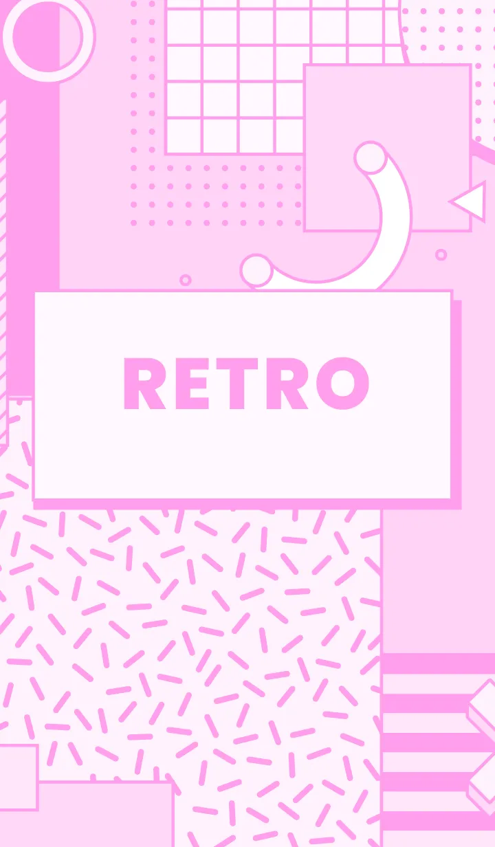 [LINE着せ替え] Abstract Retro Style 1.3の画像1