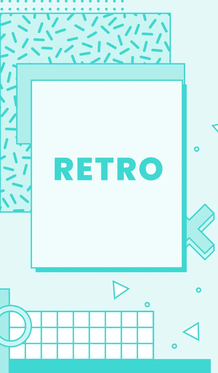 [LINE着せ替え] Abstract Retro Style 2.4の画像1