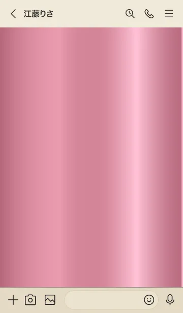 [LINE着せ替え] Simple Gradation -GlossyPink 14-の画像3