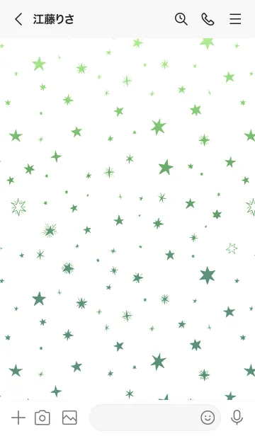 [LINE着せ替え] ミニ スターズ 27の画像3