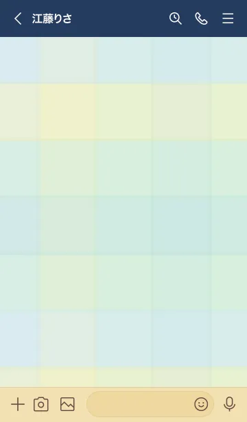 [LINE着せ替え] くすみチェック柄28の画像3