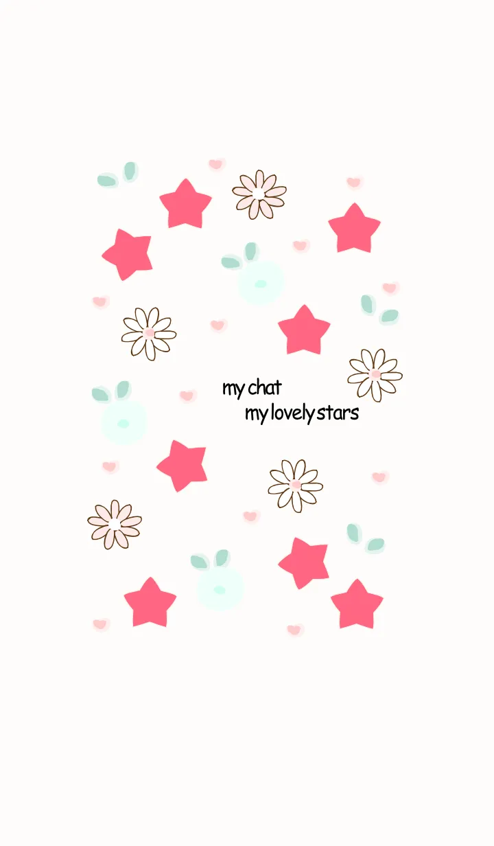 [LINE着せ替え] My chat my lovely stars (Pink ver.) 18の画像1