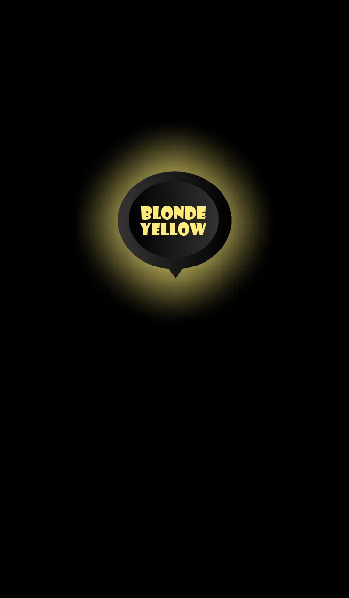 [LINE着せ替え] Blonde Yellow  In Black Ver.1 (JP)の画像1