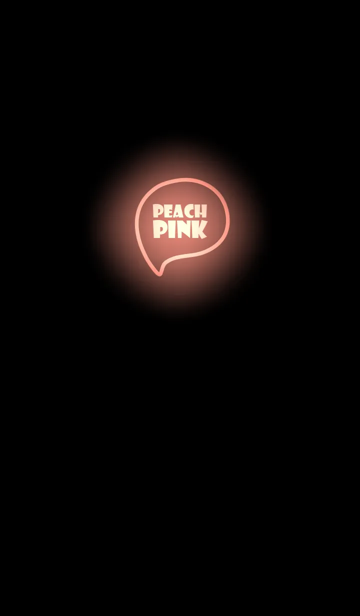 [LINE着せ替え] Peach Pink  Neon Theme Ver.9 (JP)の画像1