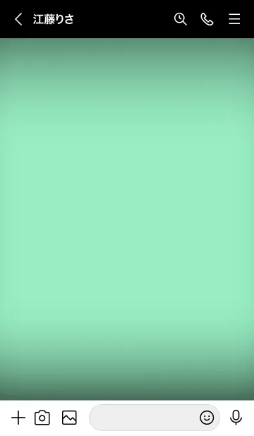 [LINE着せ替え] Mint Green Neon Theme Ver.9 (JP)の画像3