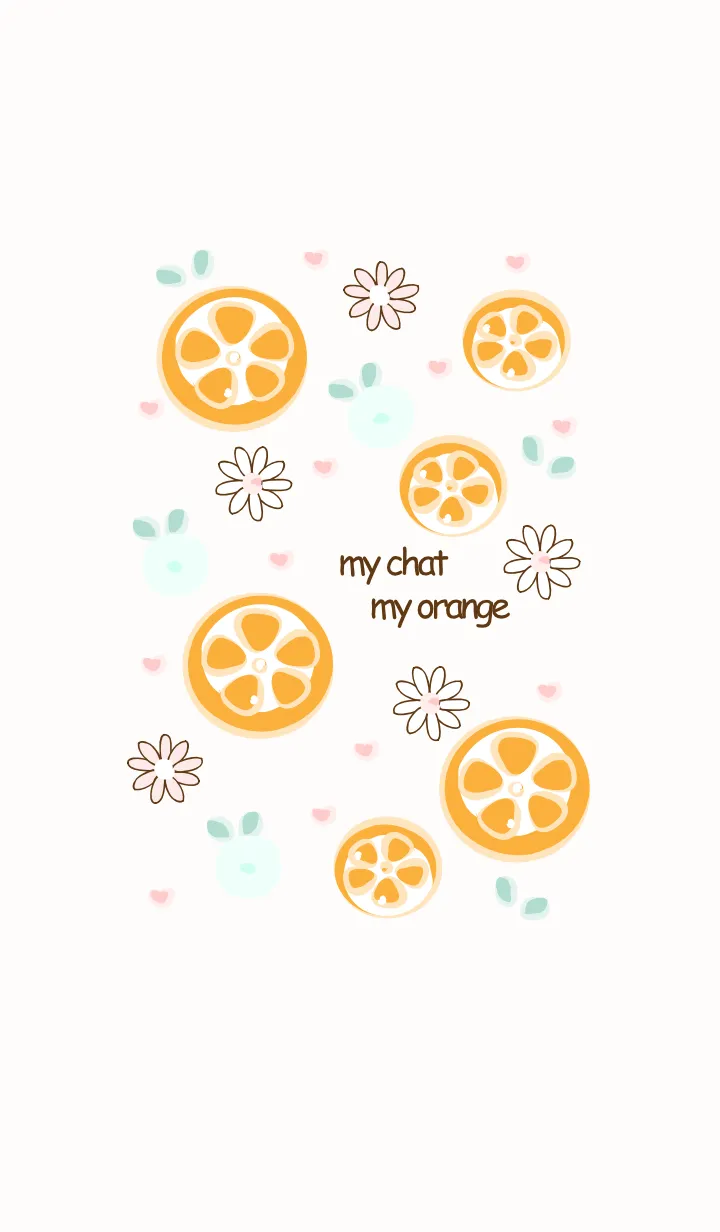 [LINE着せ替え] My chat my orange 62の画像1