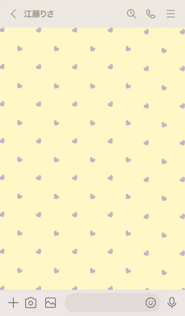 [LINE着せ替え] ミニ ハート 072の画像3