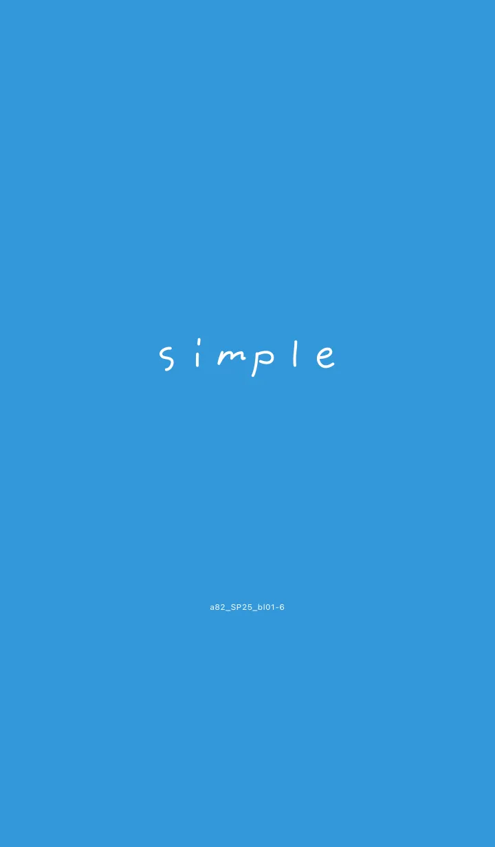 [LINE着せ替え] a82_25_ブルー1-6の画像1