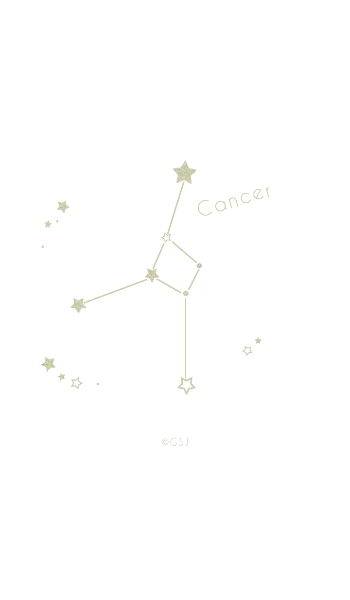 [LINE着せ替え] 12星座 - 蟹座（かに座）の画像1