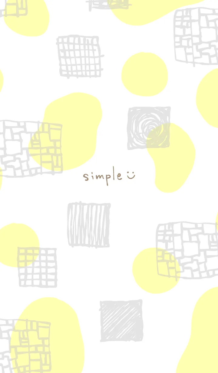 [LINE着せ替え] おしゃれ グレー四角5の画像1