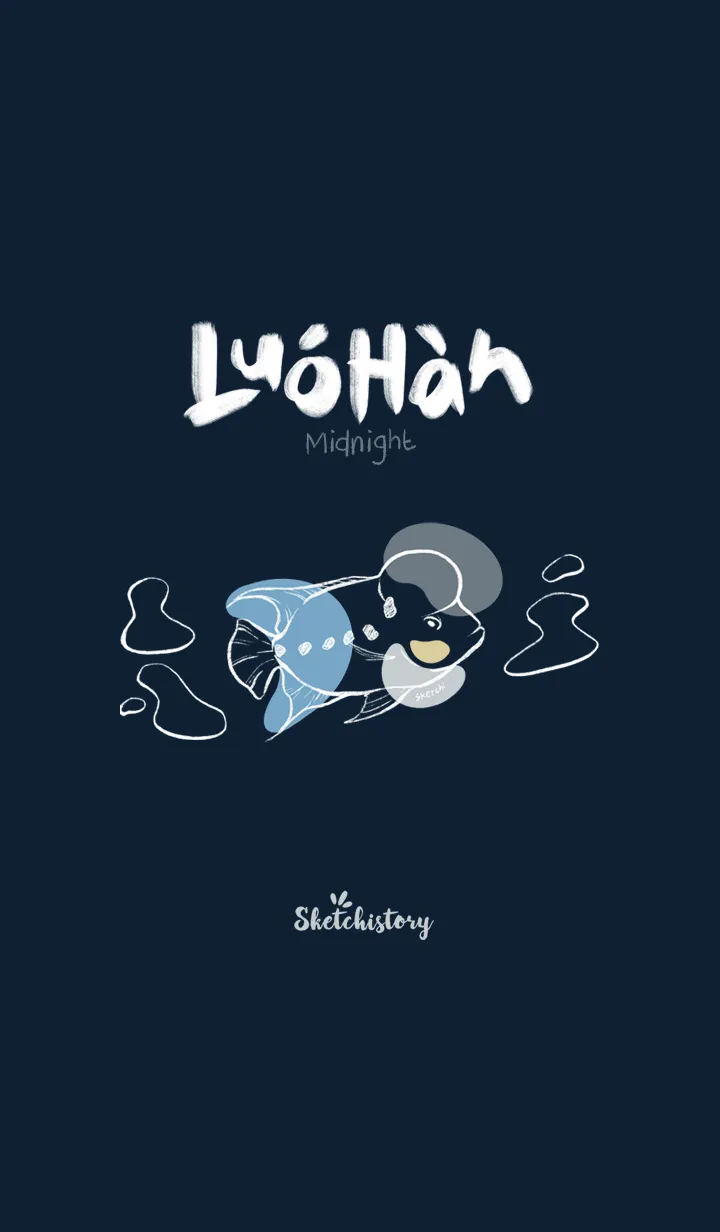 [LINE着せ替え] Louhan (Midnight)の画像1