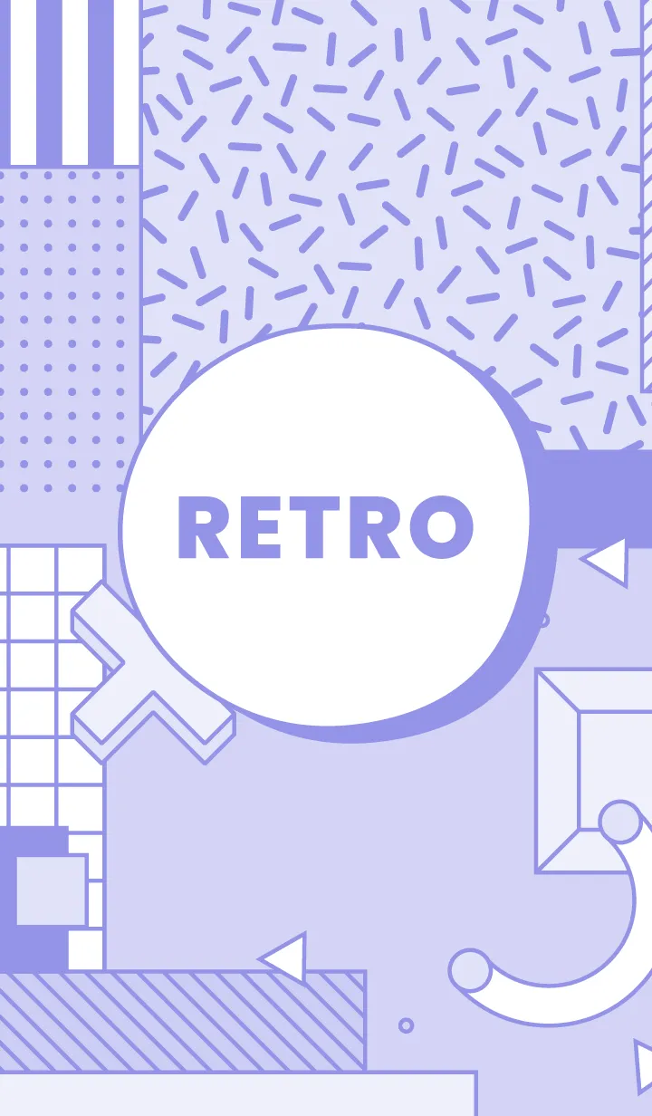 [LINE着せ替え] Abstract Retro Style 3.3の画像1