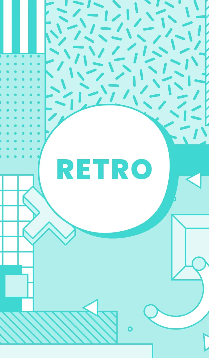 [LINE着せ替え] Abstract Retro Style 3.4の画像1