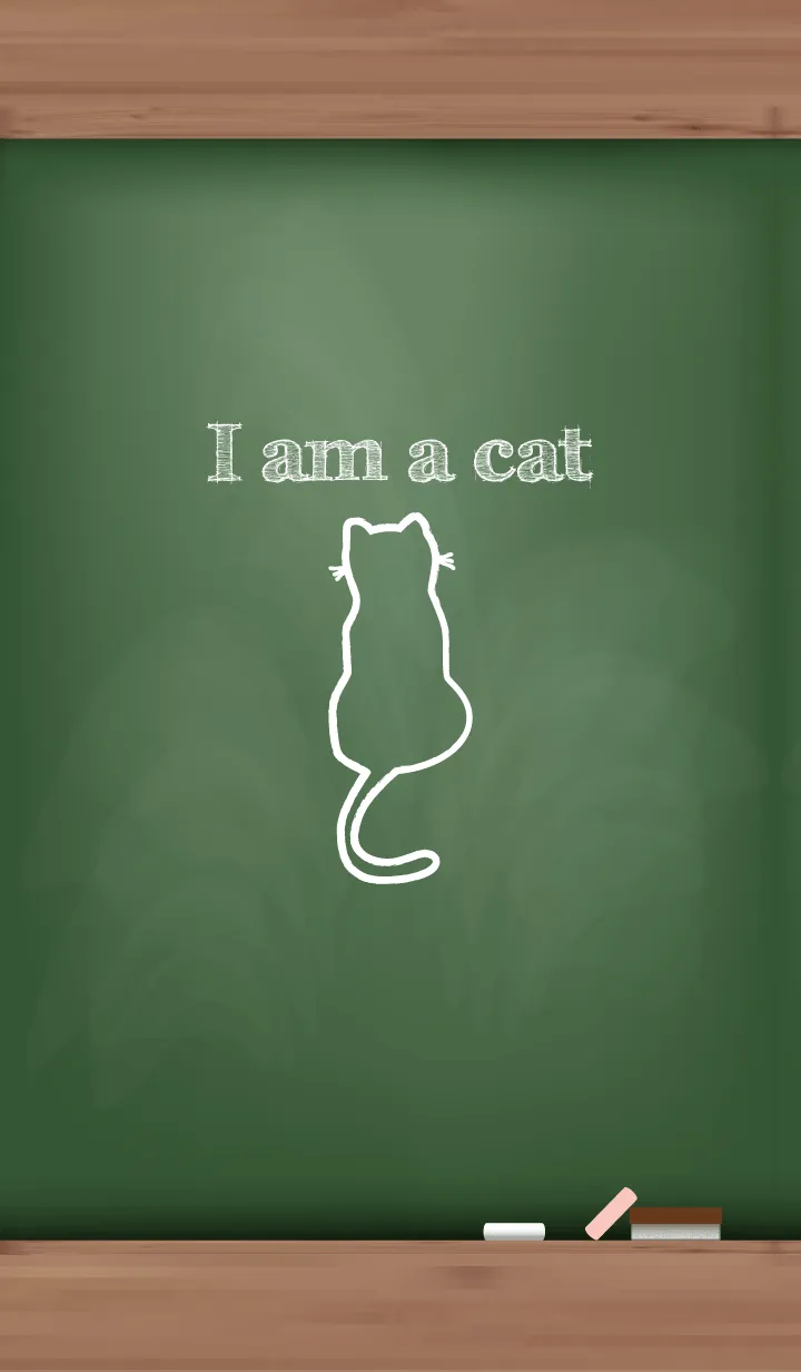 [LINE着せ替え] I am a cat Black Board..9の画像1