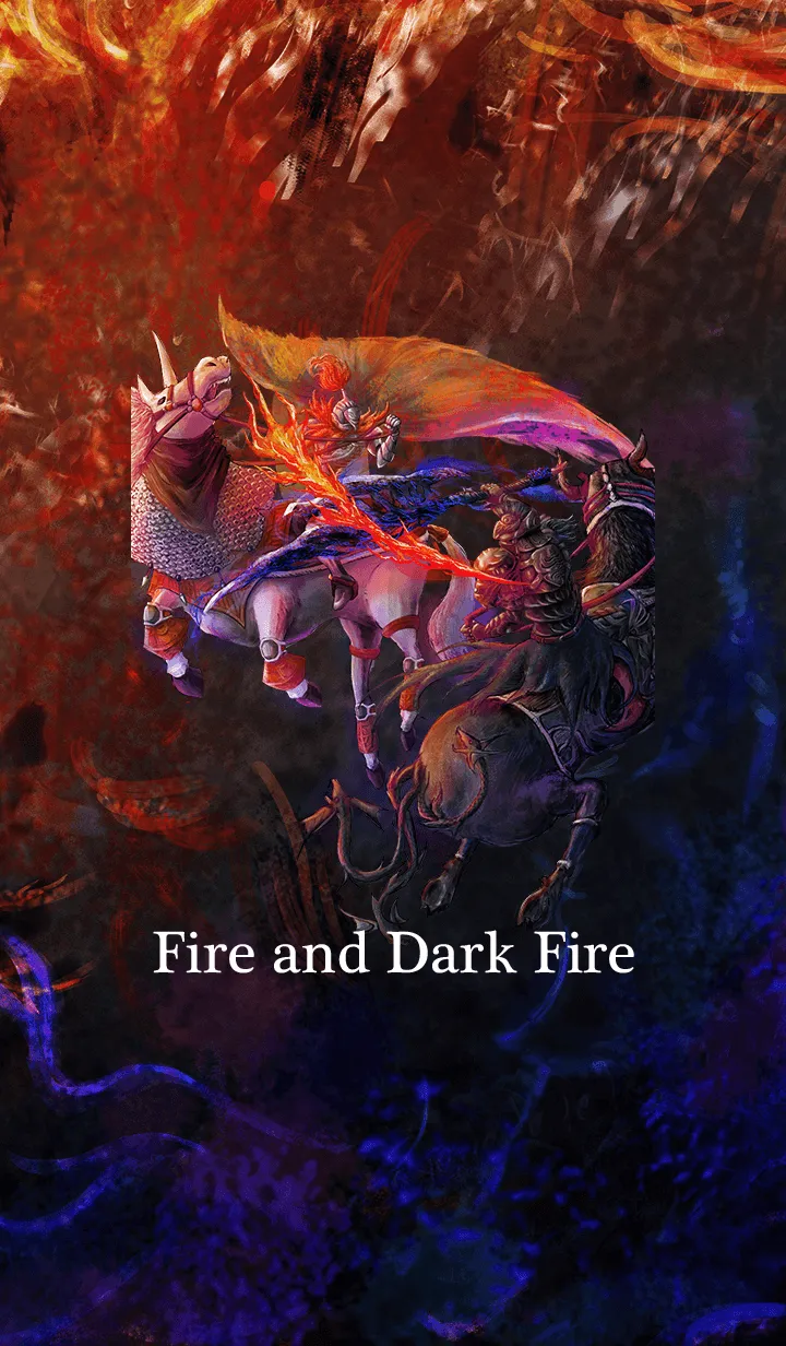 [LINE着せ替え] Fire and Dark Fire 〜炎と闇炎の騎士〜の画像1