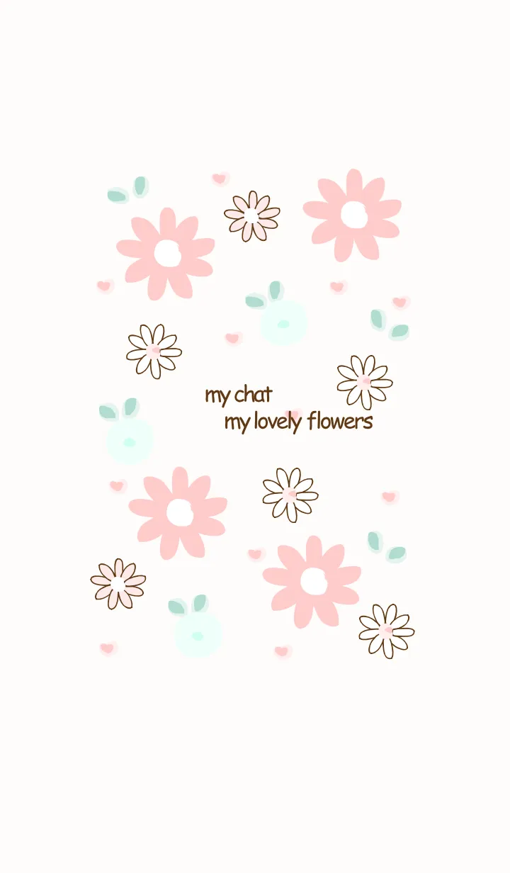 [LINE着せ替え] My chat my lovely flowers 63の画像1