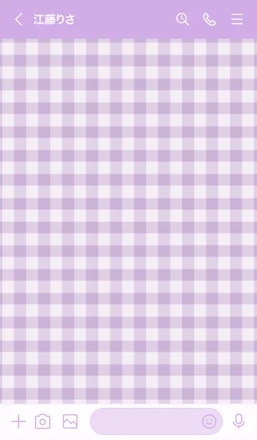 [LINE着せ替え] ザ ハート チェック 01の画像3