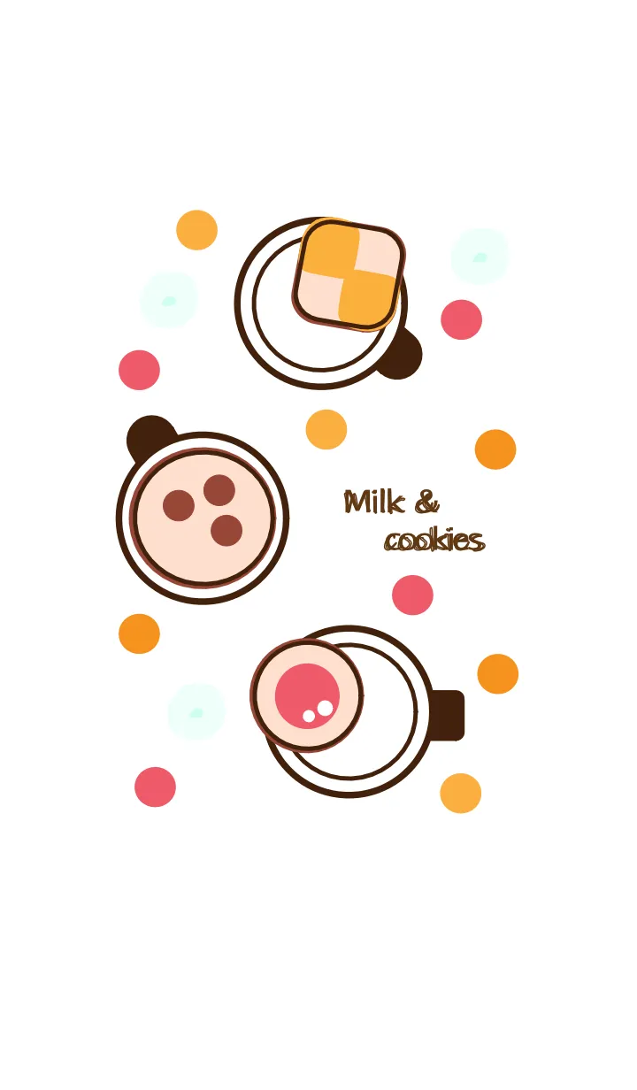 [LINE着せ替え] Milk & Cookies 6の画像1