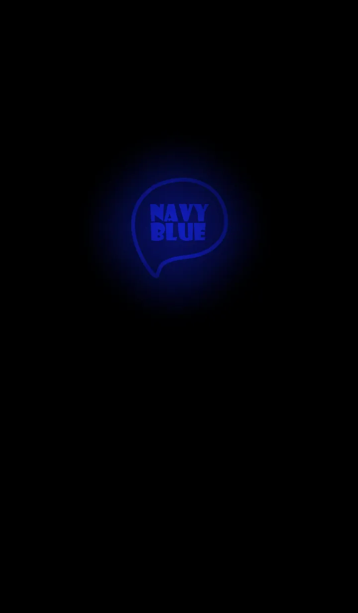 [LINE着せ替え] Navy Blue Neon Theme Ver.9 (JP)の画像1
