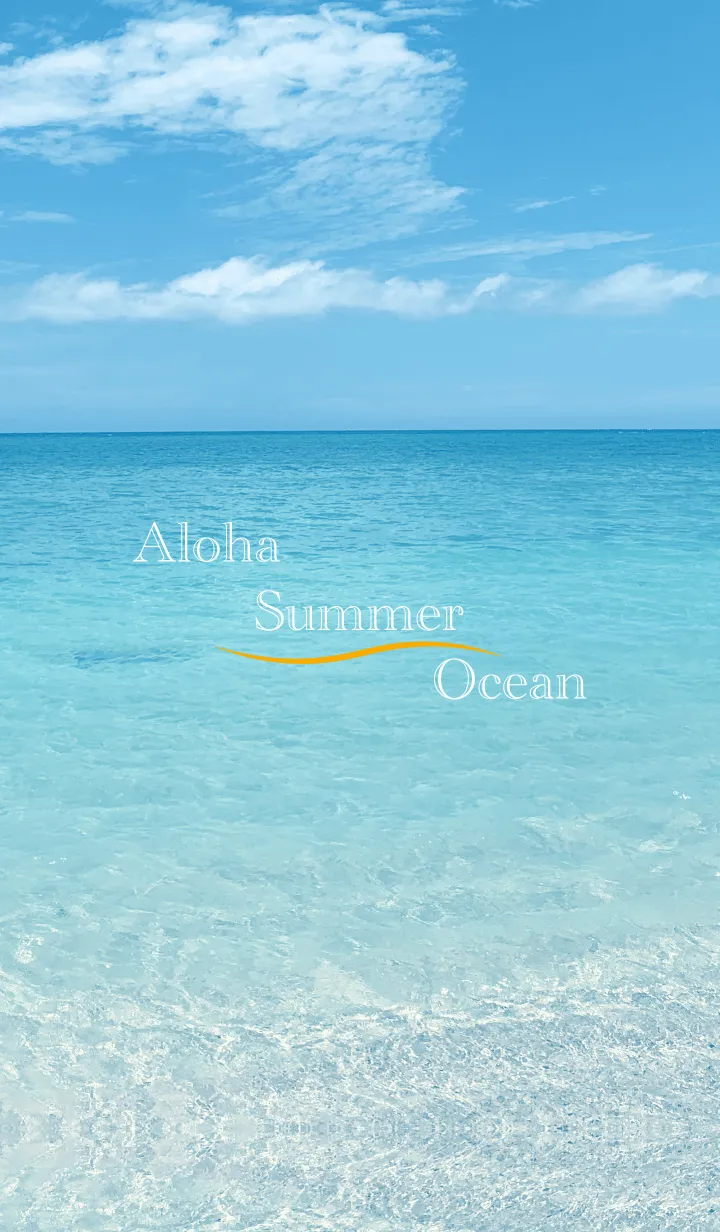 [LINE着せ替え] ALOHA Summer ocean Hawaii 5の画像1