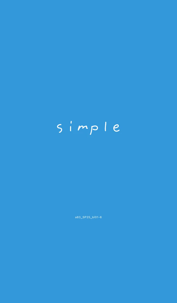 [LINE着せ替え] a83_25_ブルー1-6の画像1