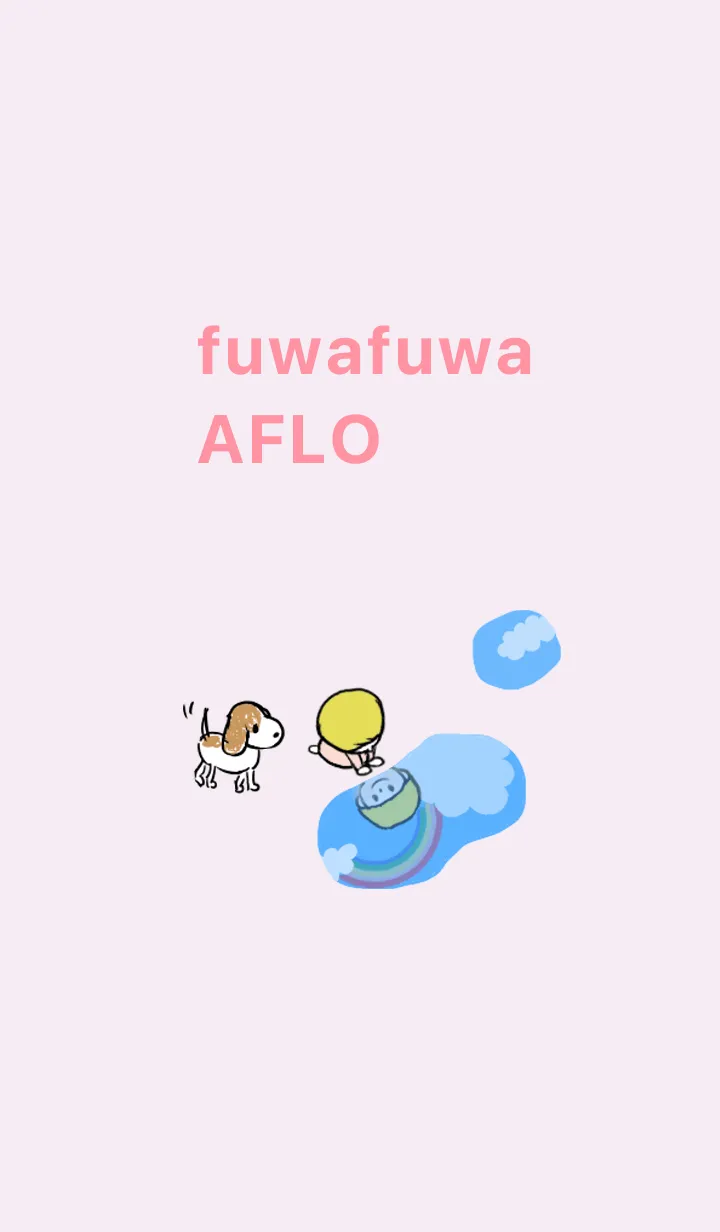 [LINE着せ替え] ふわふわアフロ パープルの画像1