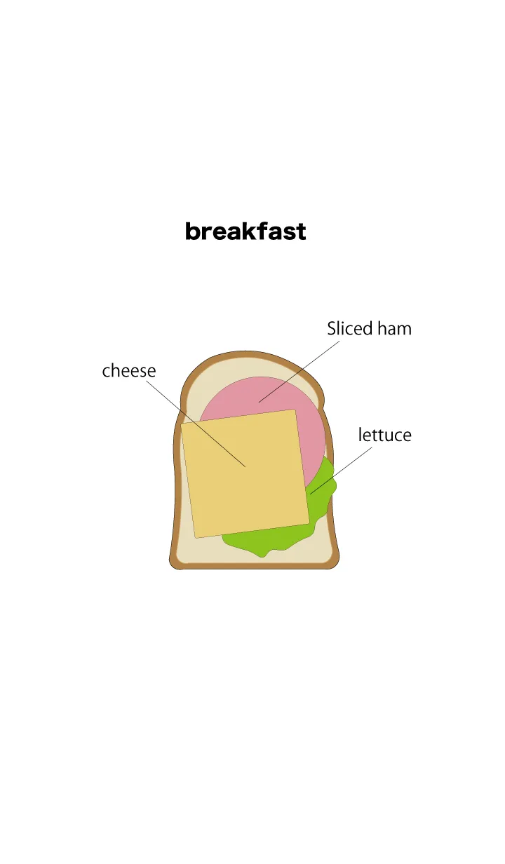 [LINE着せ替え] 朝食に食べる食パンの画像1