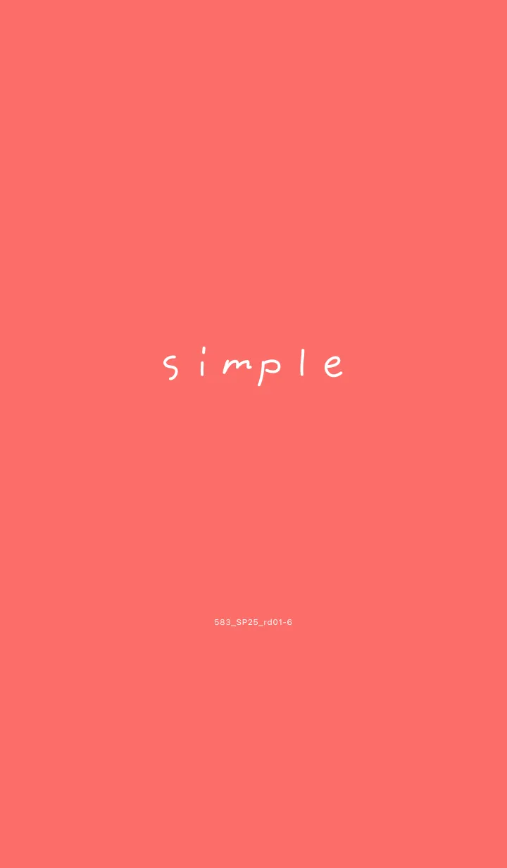 [LINE着せ替え] 583.25_レッド1-6の画像1