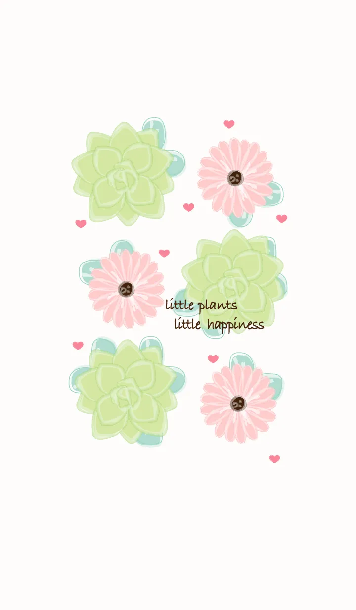 [LINE着せ替え] Little succulent 13 :)の画像1