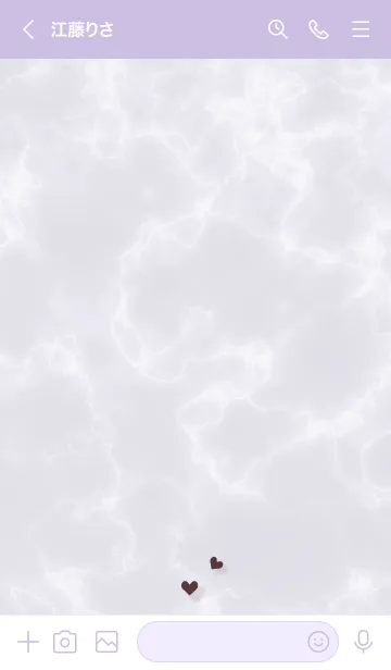 [LINE着せ替え] ～大人女子の大理石2♥パープル03_1～の画像3
