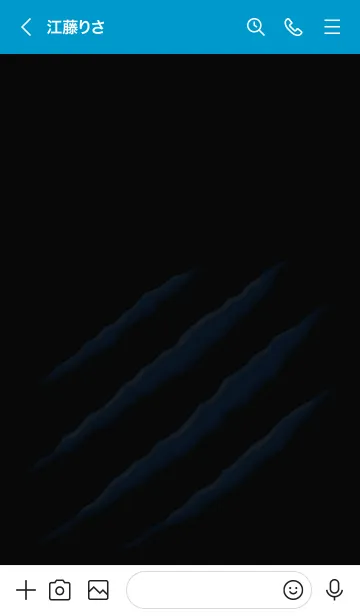 [LINE着せ替え] クローマークス-ブルー-の画像3