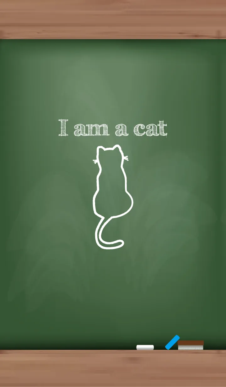 [LINE着せ替え] I am a cat Black Board..10の画像1