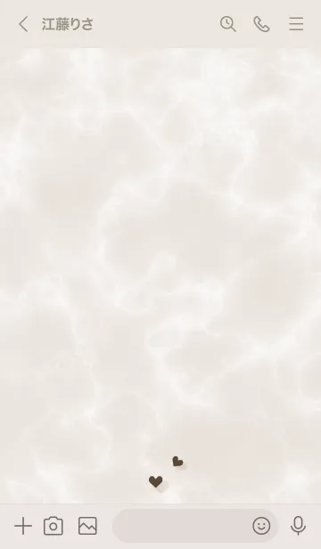 [LINE着せ替え] ～大人女子の大理石2♥ベージュ06_1～の画像3