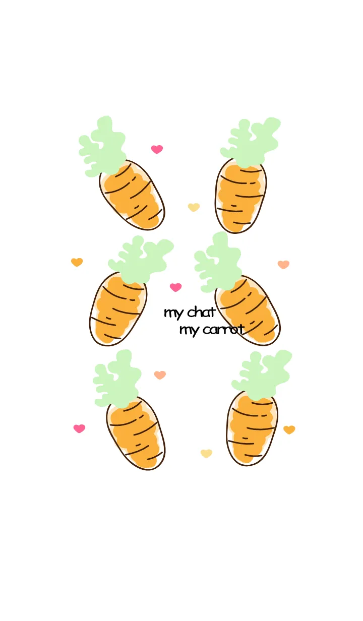 [LINE着せ替え] Lovely carrot new ver 16の画像1