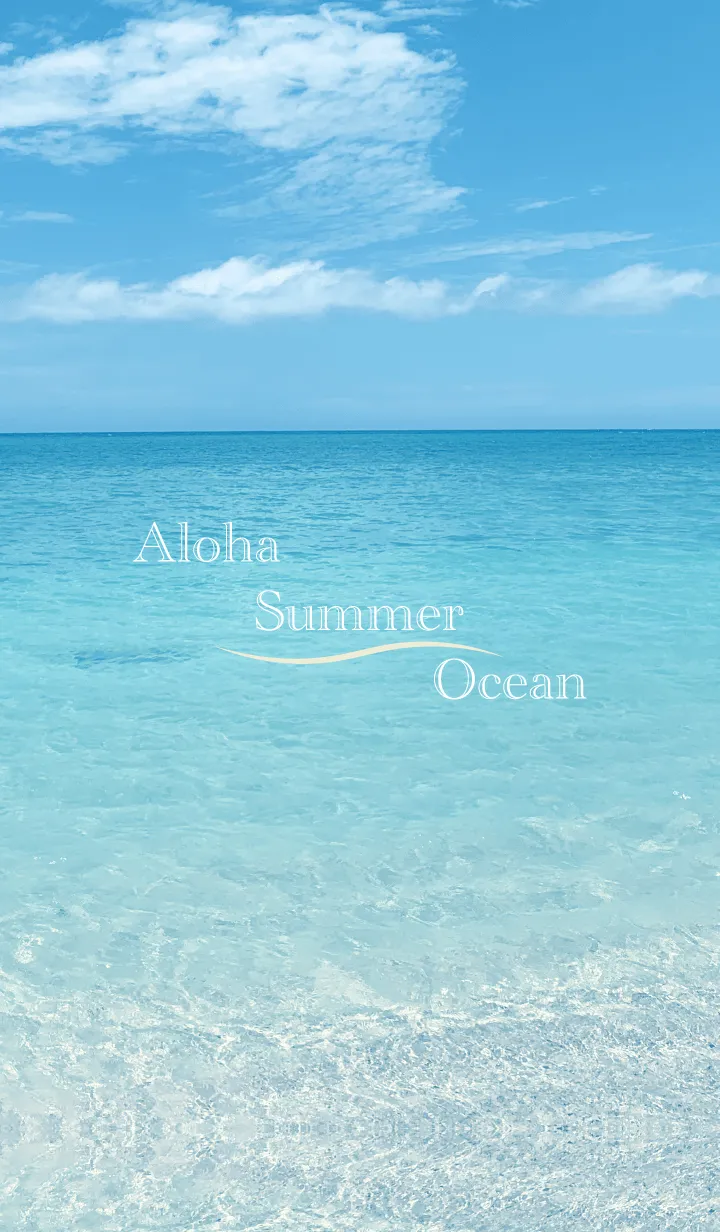 [LINE着せ替え] ALOHA Summer ocean Hawaii 7の画像1