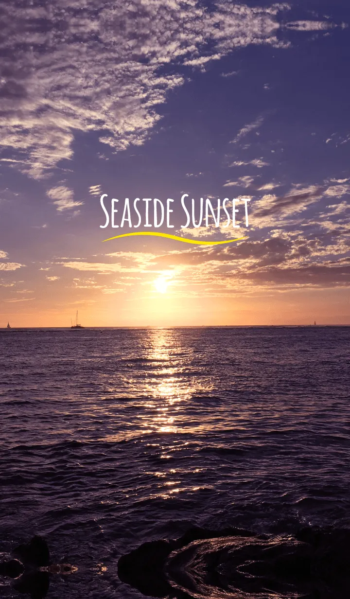 [LINE着せ替え] ALOHA Seaside Sunset Hawaii 47の画像1