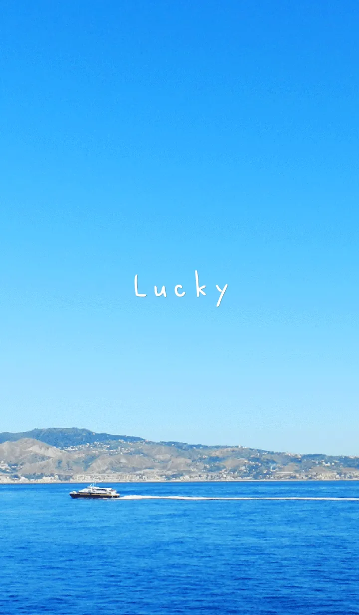 [LINE着せ替え] 青い海と空と船10の画像1