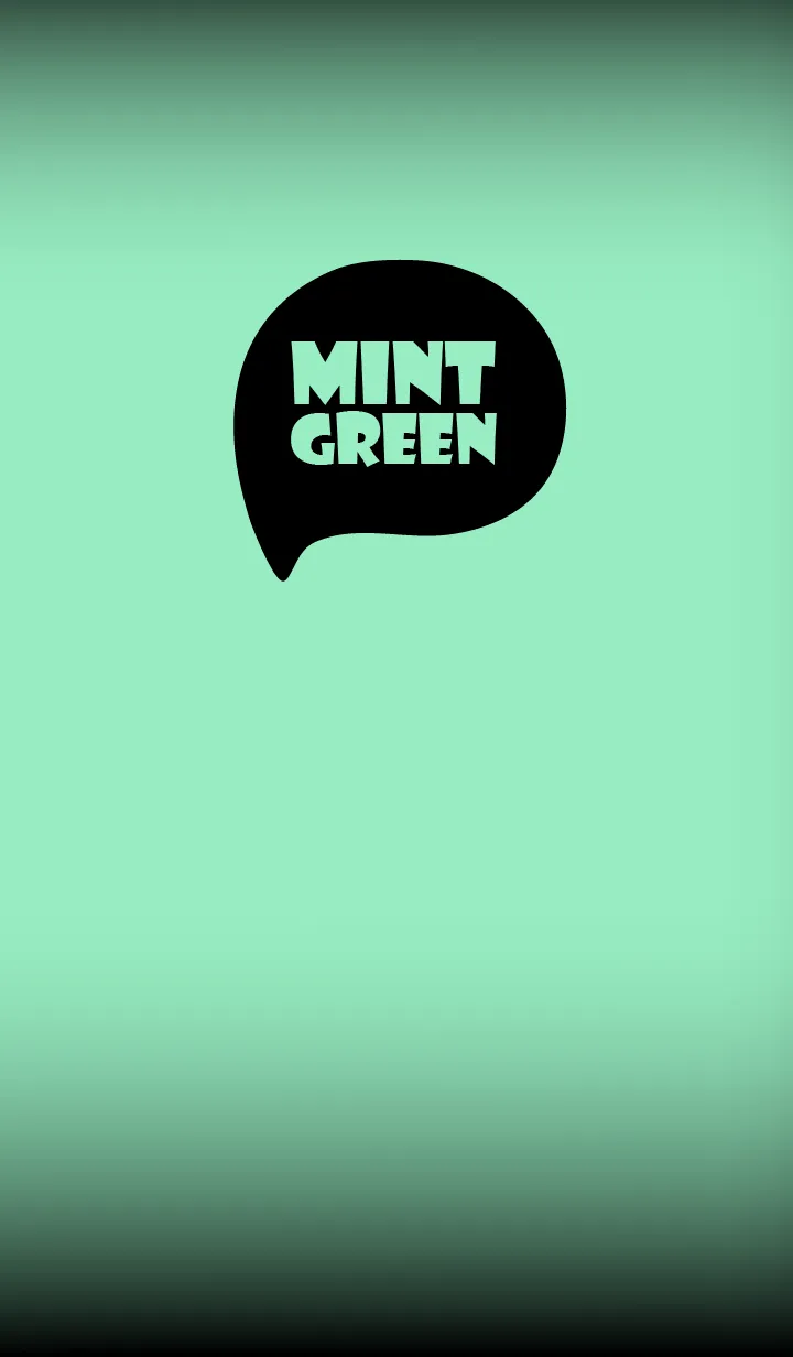 [LINE着せ替え] Mint Green and Black Ver.8 (JP)の画像1