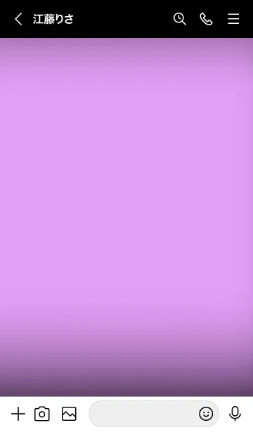 [LINE着せ替え] Lavender Purple and Black  Ver.9 (JP)の画像3