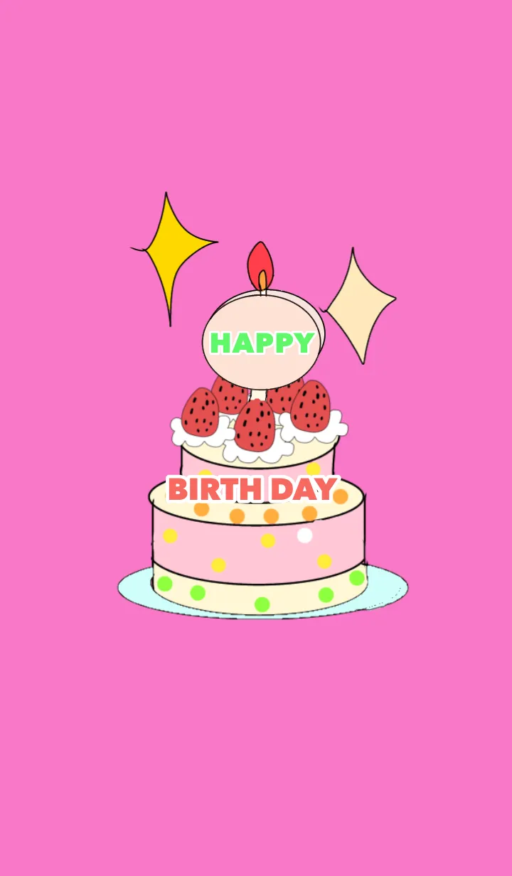 Happy Birthday お誕生日おめでとうのline着せ替え 画像 情報など